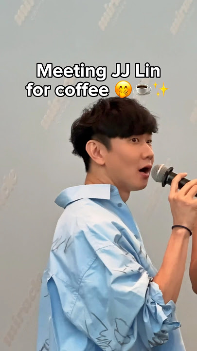 Meeting JJ LIN for Coffee 🥹☕️✨