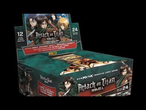 Baralho Anime Shingeki no Kyojin - Attack on Titan Ataque Titãs Carta Jogo  Truco Pôker Cartas Cards Personagens