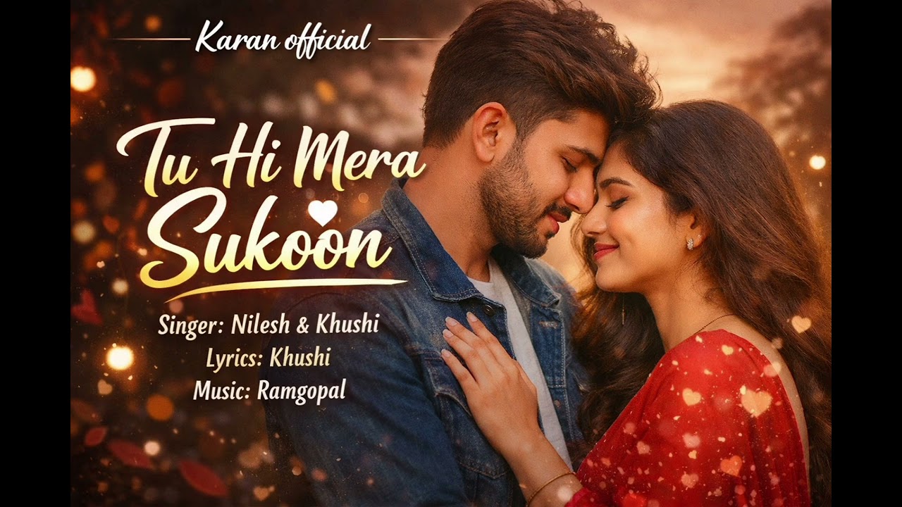 Tu Hi Mera Sukoon (Official Audio) | Romantic Punjabi Love Song | Nilesh & Khushi | Karan Official