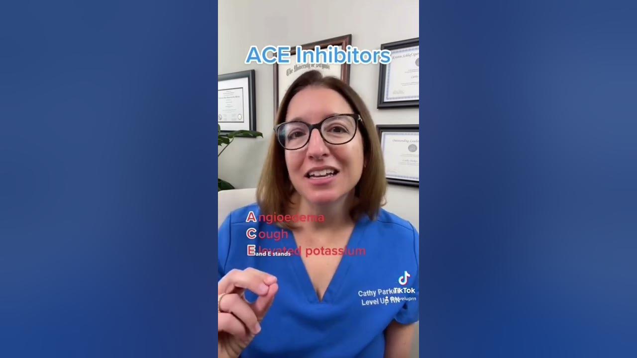 Ace inhibitors side effects mnemonics leveluprn youtube