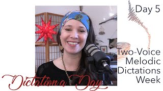 Two-Voice Melodic Dictation Practice with Mode Mixture!
