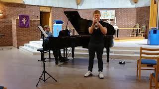 Trumpet Concerto in E-flat, J. Neruda. Frederik Engelsen, Nygård kirke. Klaver: Tor-Erik Pettersen