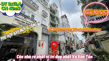 Hiếm Chỉ 10,5 TỶ! Hẻm 7M Võ Văn Tần Quận 3 – HXH Thượng Mại Sang Trọng, DT 43m² Chủ Thiện Chí Bán