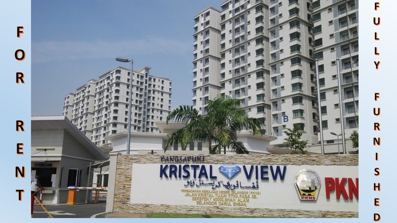 Kristal View Apartment Seksyen 7 Shah Alam For Rent Fully Furnished