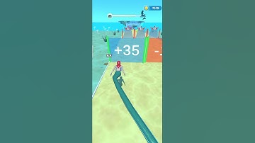 Mermaid tail 3D Games #shorts All levels gameplay ( ios & Android)...