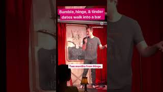 Dating apps #comedy #datenight #datefail #relationshipgoals #standupcomedy #hinge #bumble #tinder