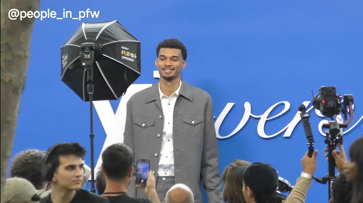 Victor Wembanyama [San Antonio Spurs] - Louis Vuitton Menswear SS25 fashion show in Paris - 18.06.24