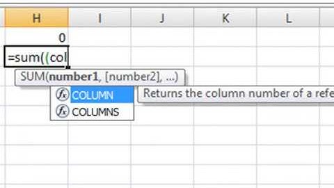 Excel 2007: Diagonal Sum