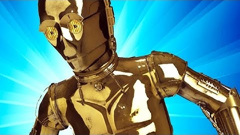 STAR WARS BATTLEFRONT EASTER EGG AFK SCREEN C3P0 AND R2D2