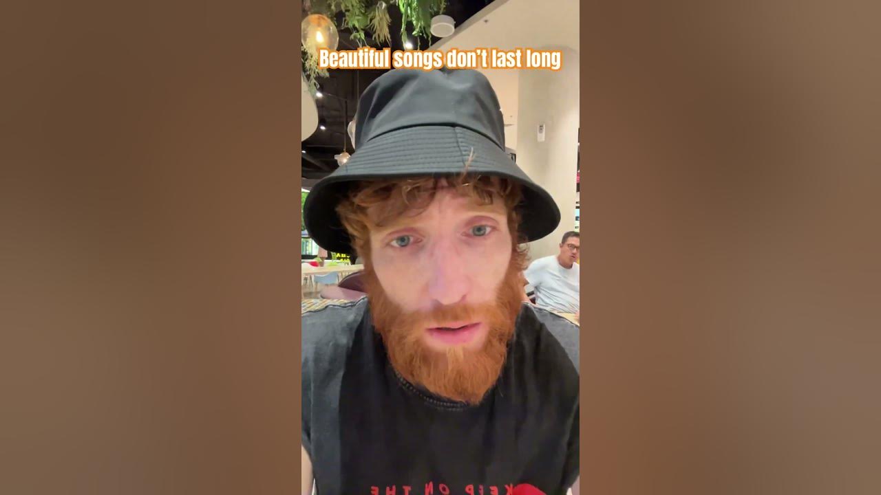Beautiful songs don’t last long… The only Ginger in the crowd #beautifulsong #sad #Ginger