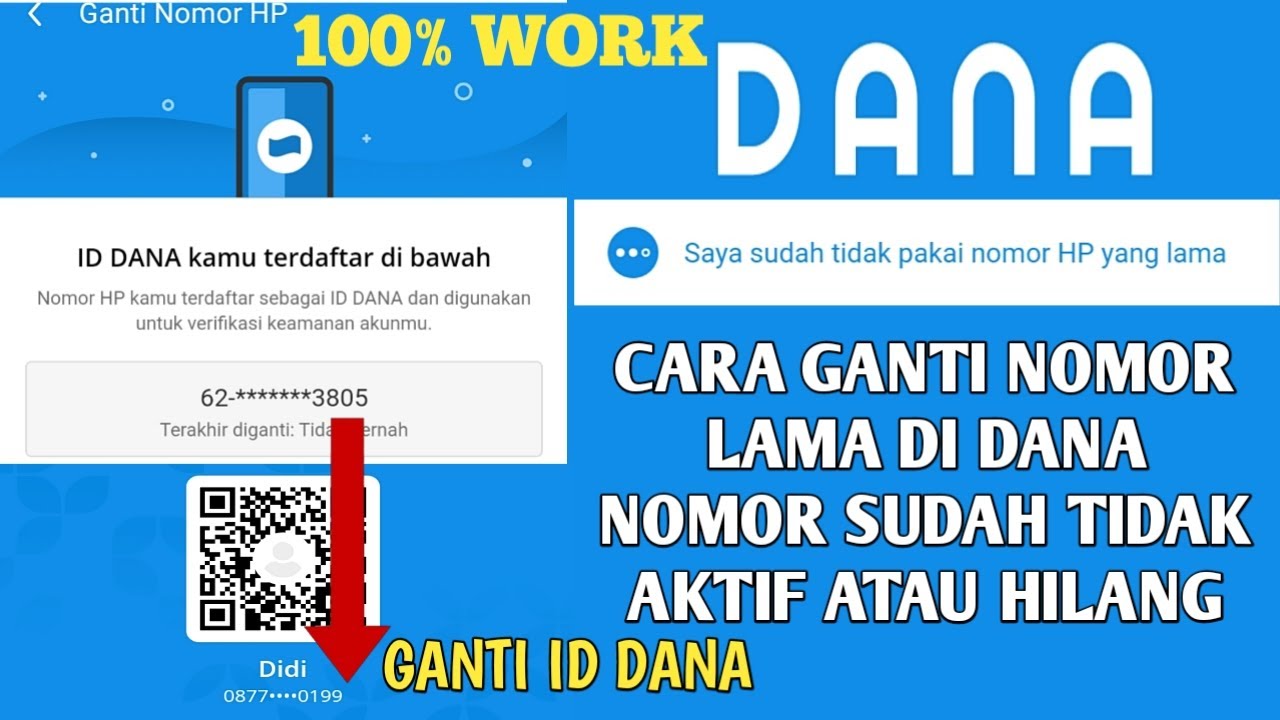 cara ganti nomor lama dana, ganti id dana nomor hp sudah tidak aktif