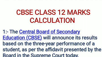 | How will 12th students get marks? | cbse class 12 marks calculation 2021 |