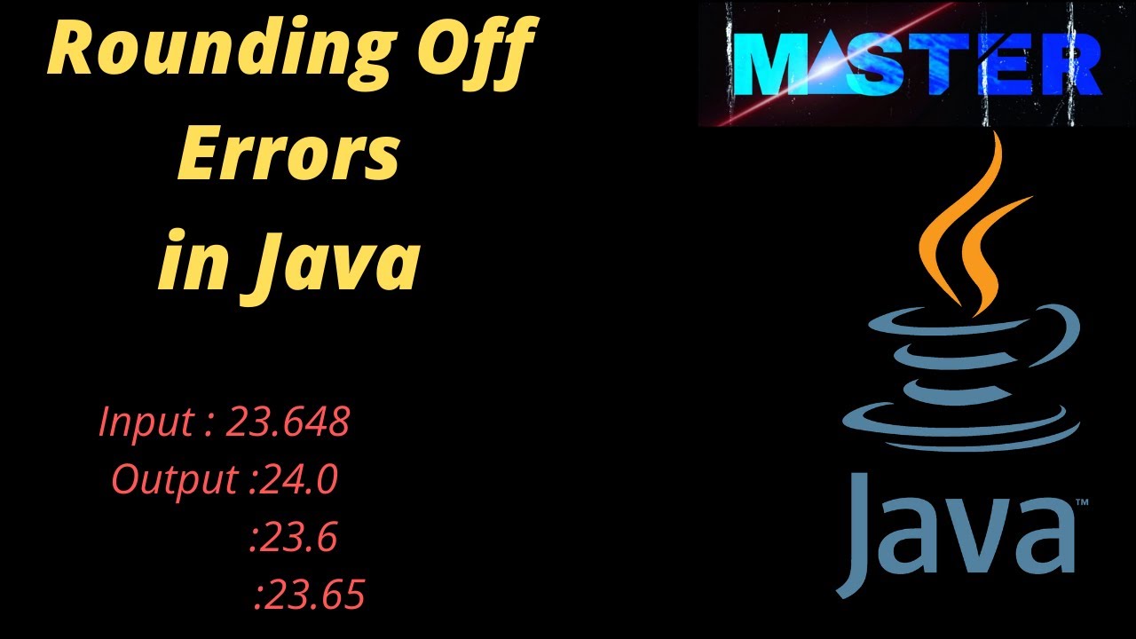 Rounding Off Errors in Java | Hindi - YouTube