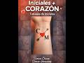 Iniciales que se unen | Tatuajes minimalistas con corazón y flecha #somoschicassomoshermosas