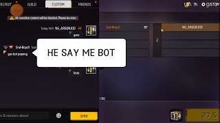 Indonesia Vs India1Vs1 Indonesian Player Say Me Bot