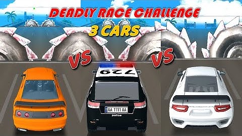 Orange Sedan VS White BMW VS Police SUV Chllenge | DEADLY RACE #6 | Android Gameplay | Virtual Dost