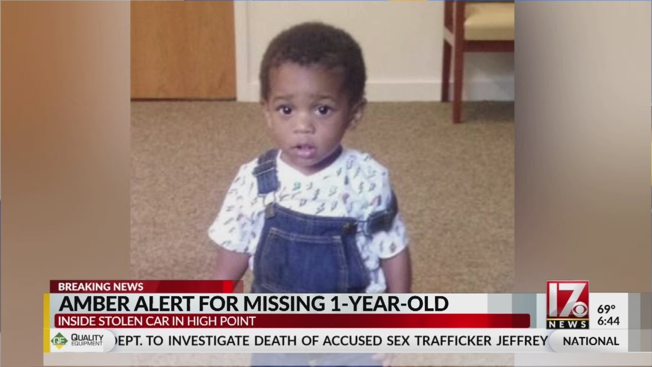 Authorities searching for stolen car with NC toddler inside - YouTube