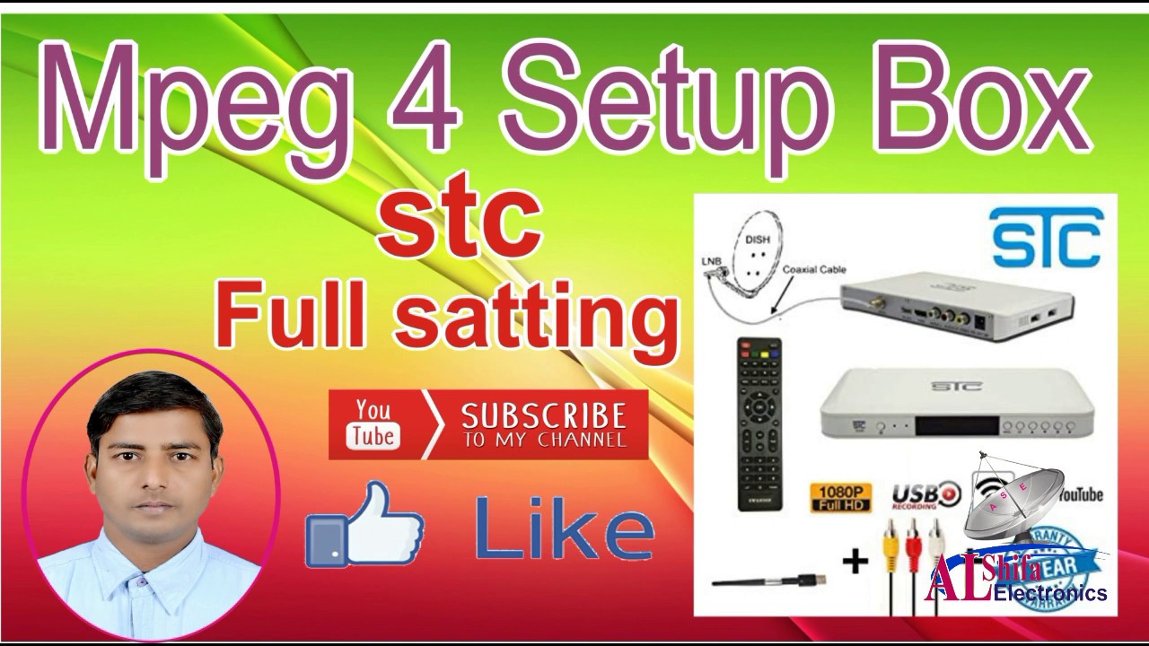 STC H500 Free to Air HD box, hdmi, 2 USB Port, Wifi Receiver (Hindi