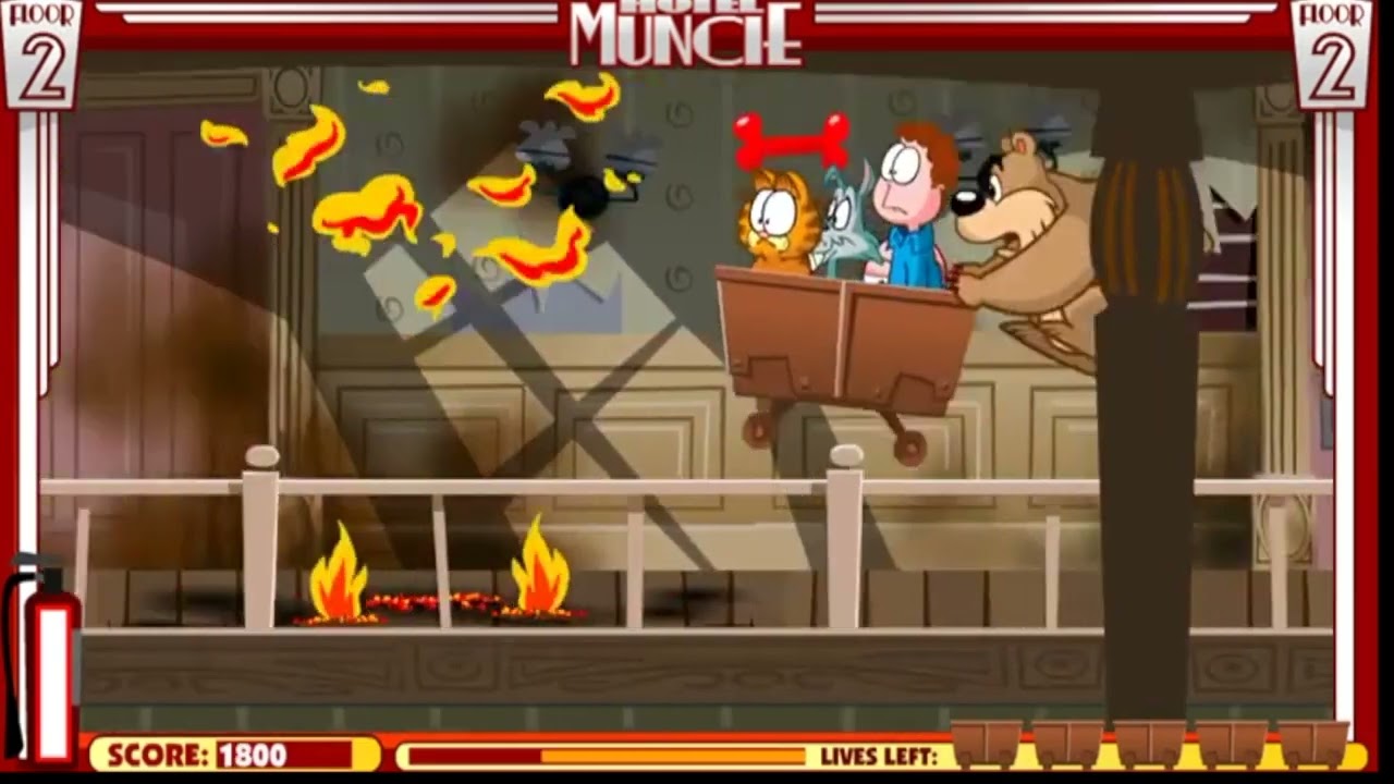 PC Longplay - Garfield Escape From Hotel Muncie Part 2