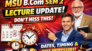 MSU B.Com Sem 2 Lecture Update: Don