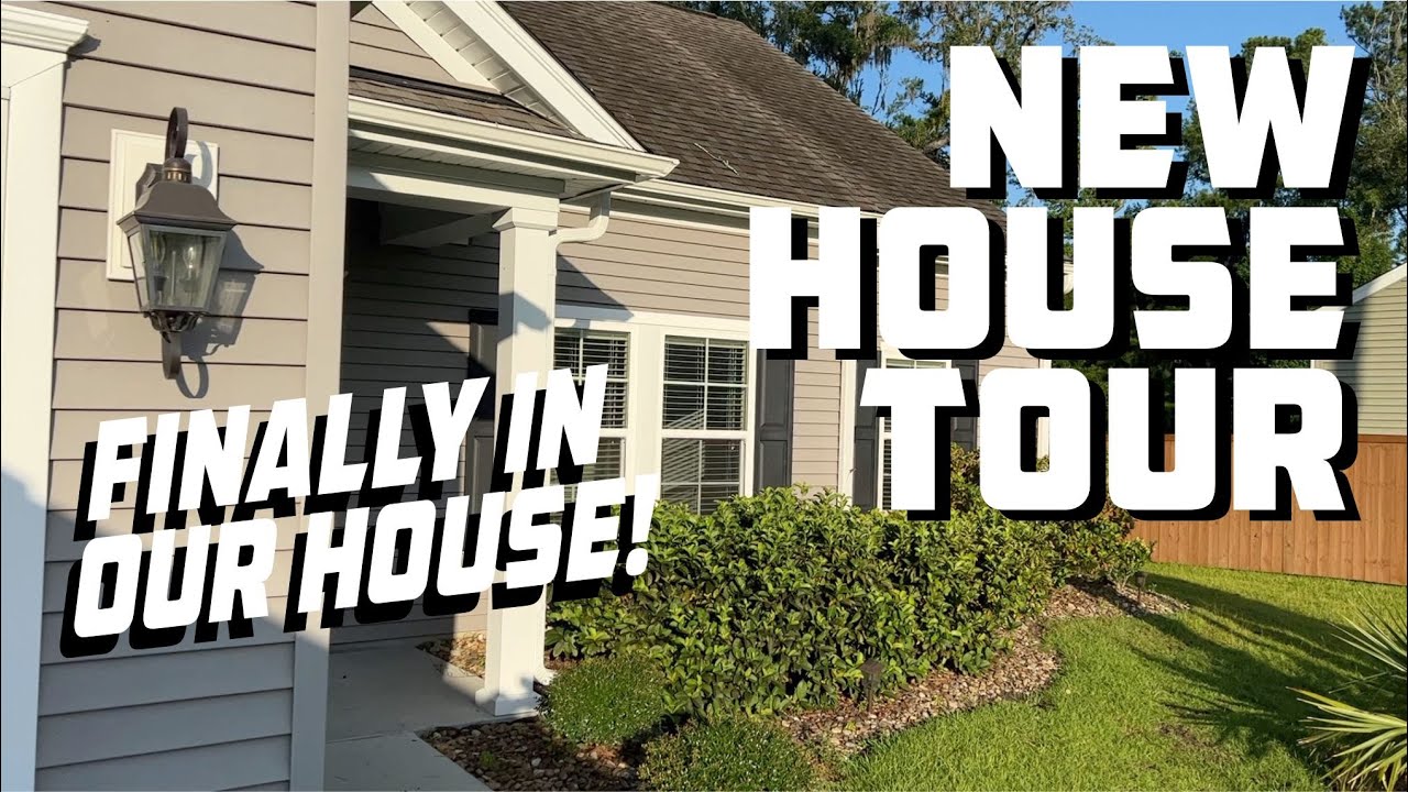 FINALLY IN OUR NEW HOUSE! Take a Home Tour - YouTube