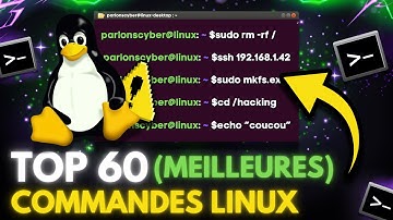 60 Commandes Linux que vous DEVEZ Connaître en 2025 (en 12 Minutes)