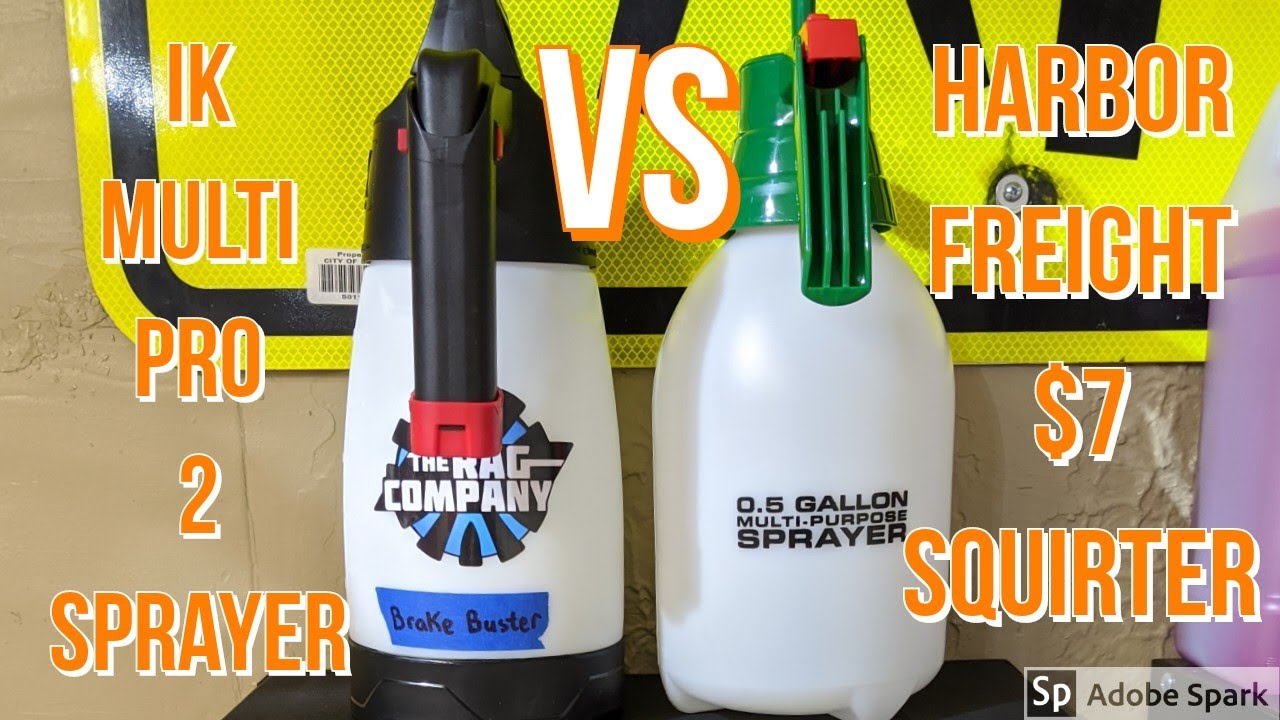 Harbor Freight Pump Sprayer Vs IK Multi Pro 2 Sprayer 