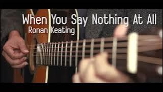 When You Say Nothing At All - Ronan Keating Fingerstyle Guitar Cover (TAB)
