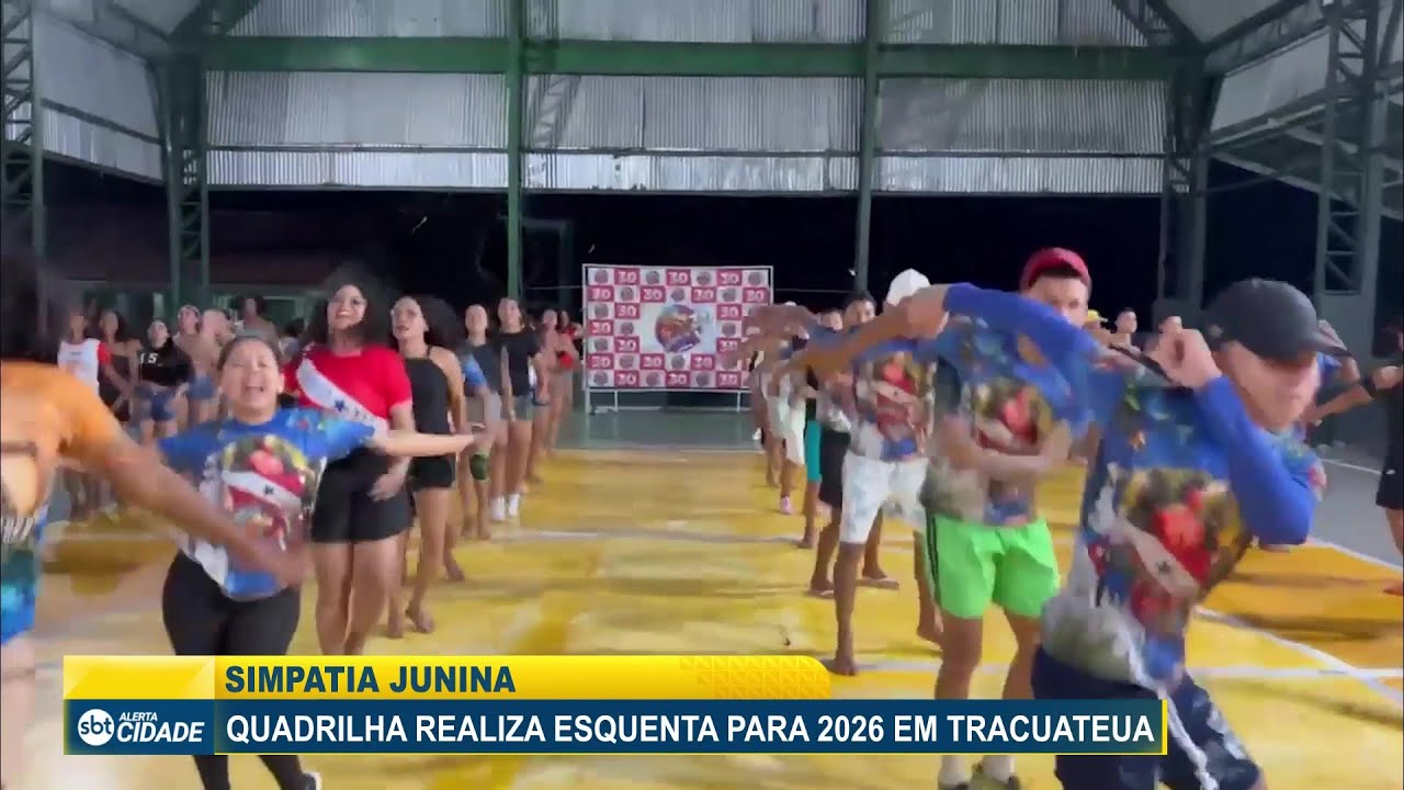 SIMPATIA JUNINA: QUADRILHA REALIZA ESQUENTA PARA 2026 EM TRACUATEUA