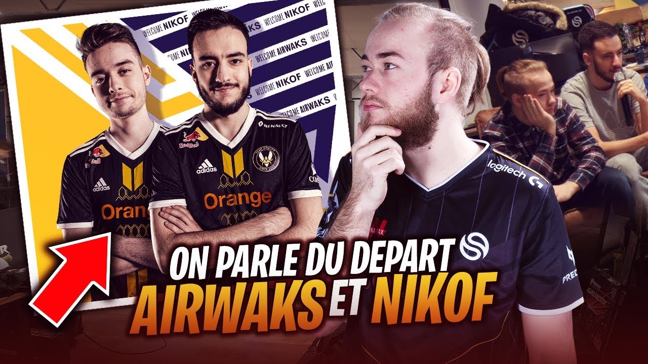 ON PARLE DU DÉPART D'AIRWAKS ET NIKOF POUR VITALITY ON PARLE DU DÉPART D'AIRWAKS ET NIKOF POUR VITALITY