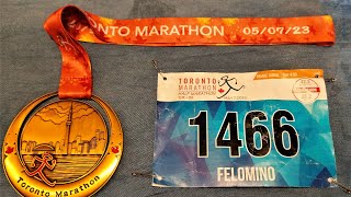 Toronto Marathon 2023 : My 66th full marathon (42.195km).