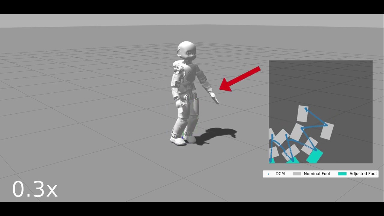 Online DCM Trajectory Generation for Push Recovery of Torque-Controlled Humanoid Robots