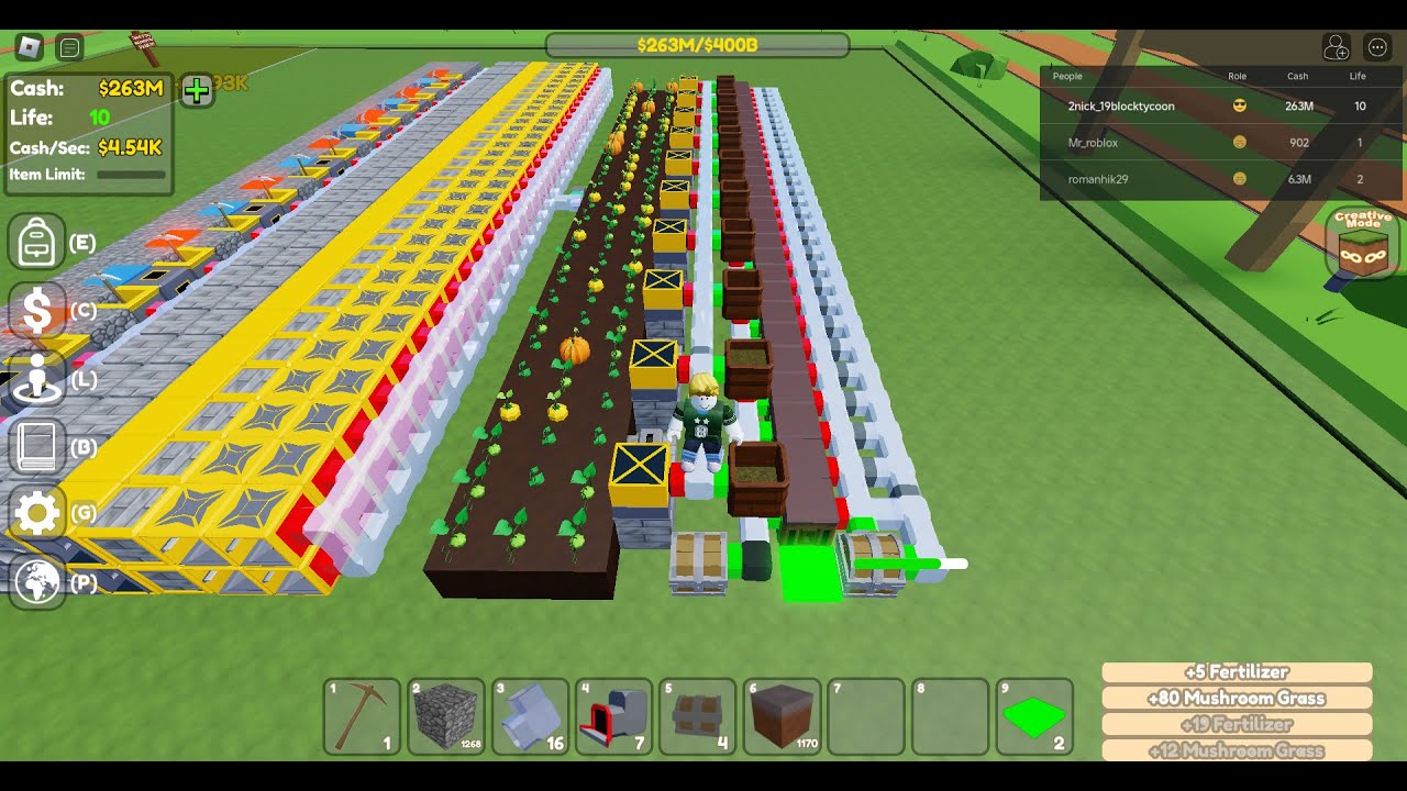 F2P + FunzPlayz! - Multi (Farm)! [Life:10] #2 in Roblox : Block Tycoon ...