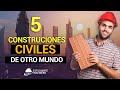 👷☑ TOP 5  MEJORES CONSTRUCCIONES CIVILES EN EL MUNDO| #MaratónCivil  Estudiante Ingeniero