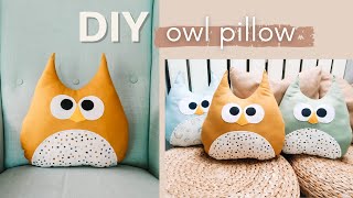 DIY Owl Pillow by Owlipop + Pattern | Owlipop DIY