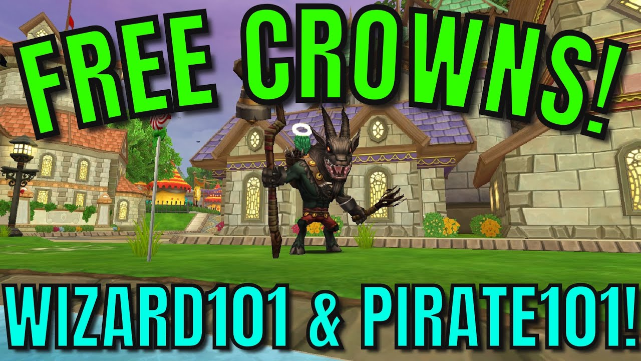 FREE CROWNS CODE! Wizard101 & Pirate101! YouTube