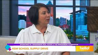 How Windermere Real Estate serves the community through the KGW School Supply Drive and other events