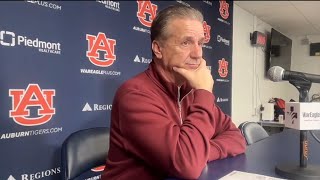 John Calipari Postgame Auburn 95, Arkansas 73