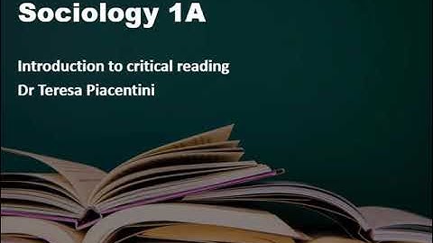 Introduction To Critical Reading