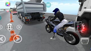 A Black Top Speed Racing Motor Bike In Highway 3D Driving Class Simulator #Emaan Gaming#