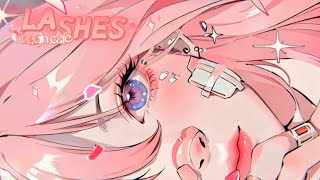how to: instant long eyelashes ✧! manhua lashes 🪽 Resimi