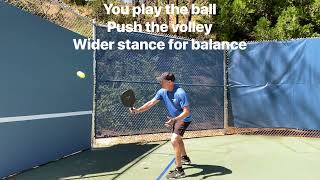 Pickleball Reflex Volley Drill with John Hendrickson