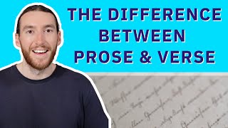 What is the Difference between Prose and Verse in English?