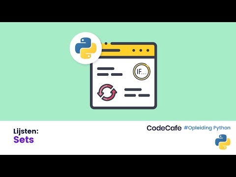 26 - Sets - Gratis Python voor beginners opleiding