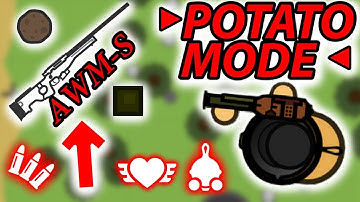 SOLO VS SQUADS IN THE POTATO MODE ! | SURVIV.IO