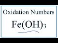 Oxidation Numbers and Hydroxide Ions