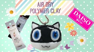 Morgana inspired | Polymer Clay Tutorial | Daiso Air Dry Polymer Clay | Persona 5