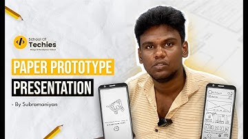 UXUI Design Course - Paper Prototype | Student Project | School Of Techies