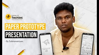 UXUI Design Course - Paper Prototype | Student Project | School Of Techies