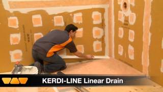 Kerdi-Line Drain Installation--Schluter Systems.mp4